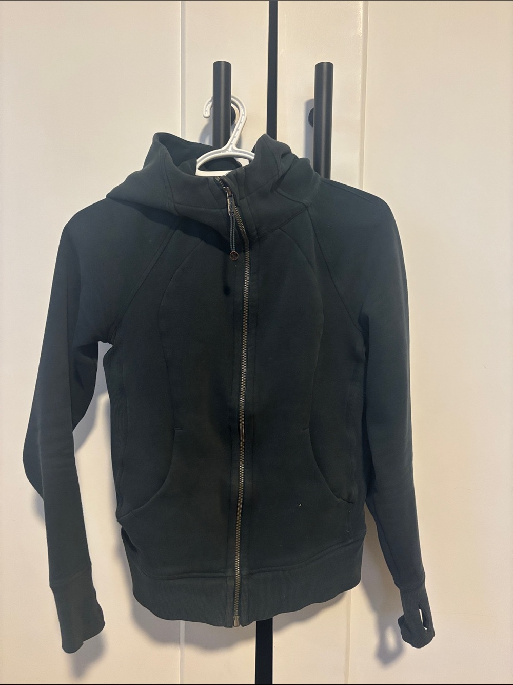 lululemon athletica Teal Full‑Zip Hooded Puffer Sweater